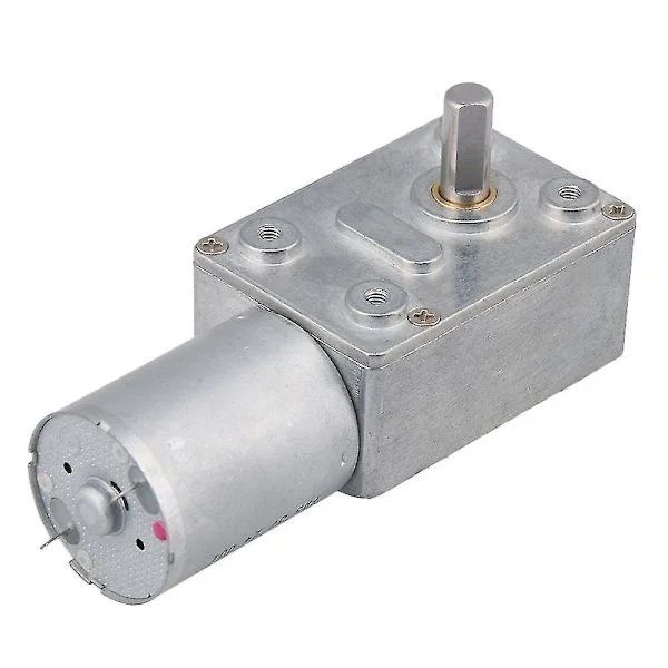 12V 2RPM matoturbiinivaihteistomoottori suorakulmainen vaihde DC-moottori metalli