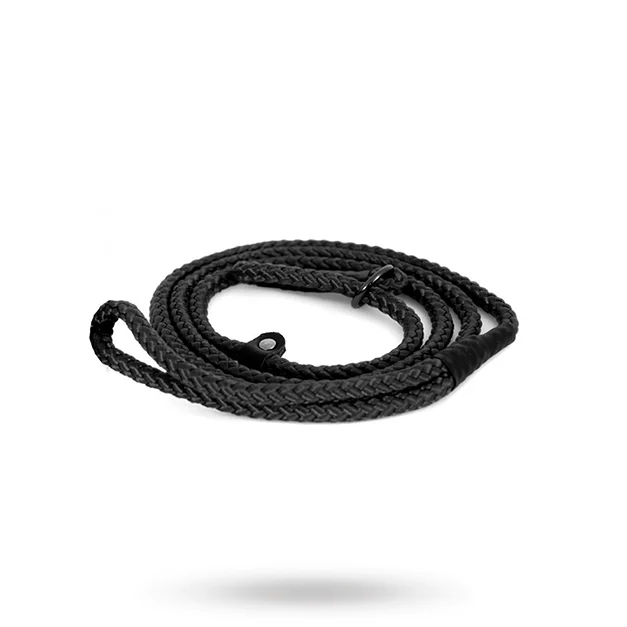 Dogman Retrieverkoppel Iris Svart 160cm - Hundkoppel