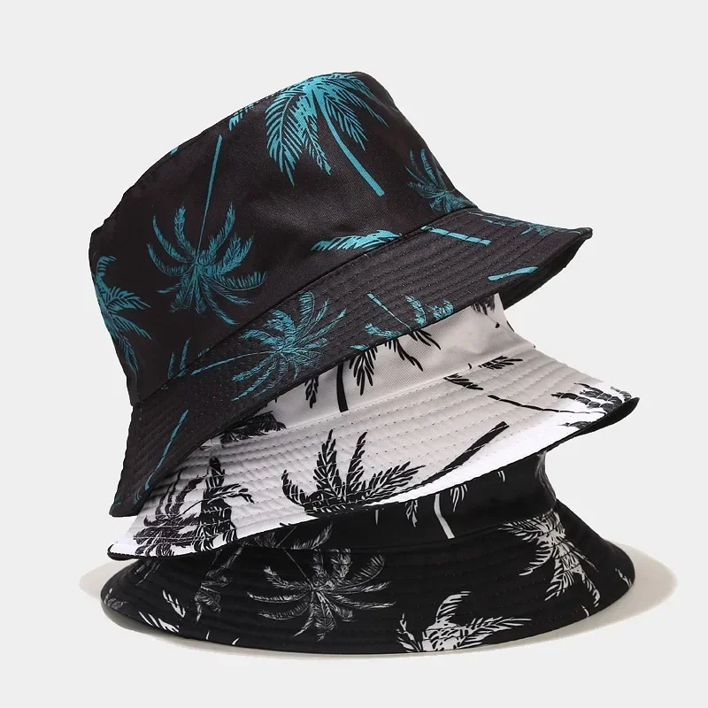 AliExpress - Frühling/Sommer Suns-Protect Hat Bob Herrenmode Coco Print Bucket Hat Unisex Fisherman Hat Damen Freizeit Basin Cap