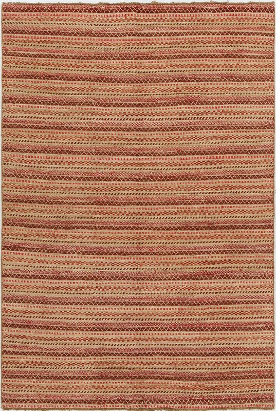 Gabbeh Moderne Tapis Moderne Marron/Rouge Foncé (Laine, )