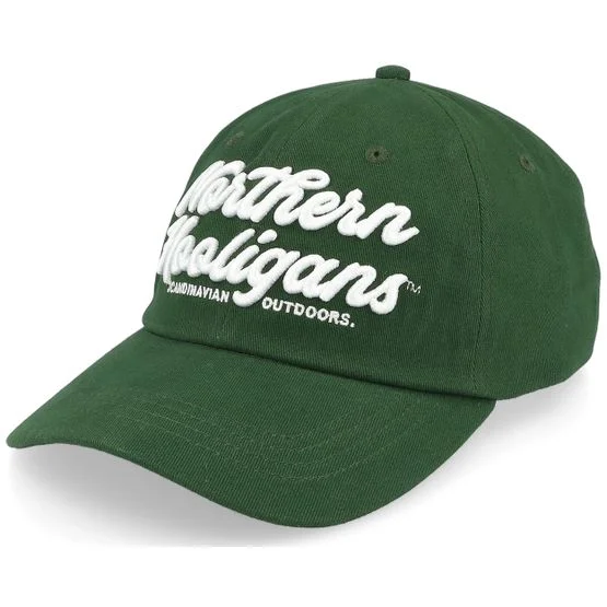 Northern Hooligans - Grønn unconstructed Caps - Scandinavian Outdoors Forrest Green Dad Cap @ Hatstore