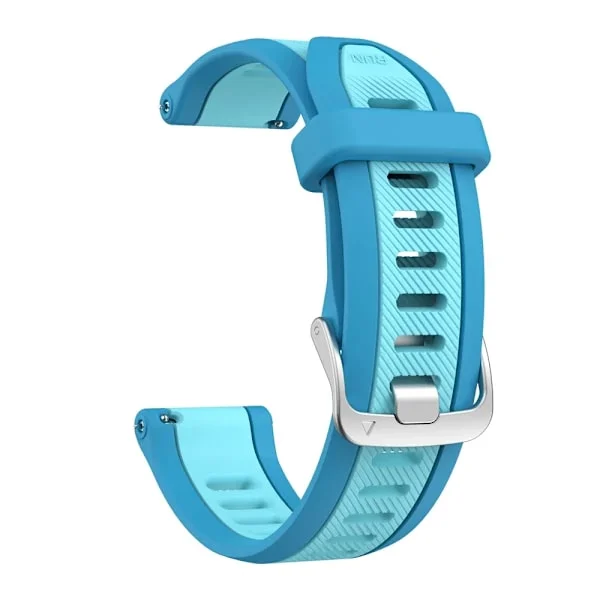 20mm Quick Release Silikonarmband kompatibelt med Garmin Forerunner 165 Music, armband kompatibelt med Garmin Vivoactive 3 5 Venu SQ 2 Armband 