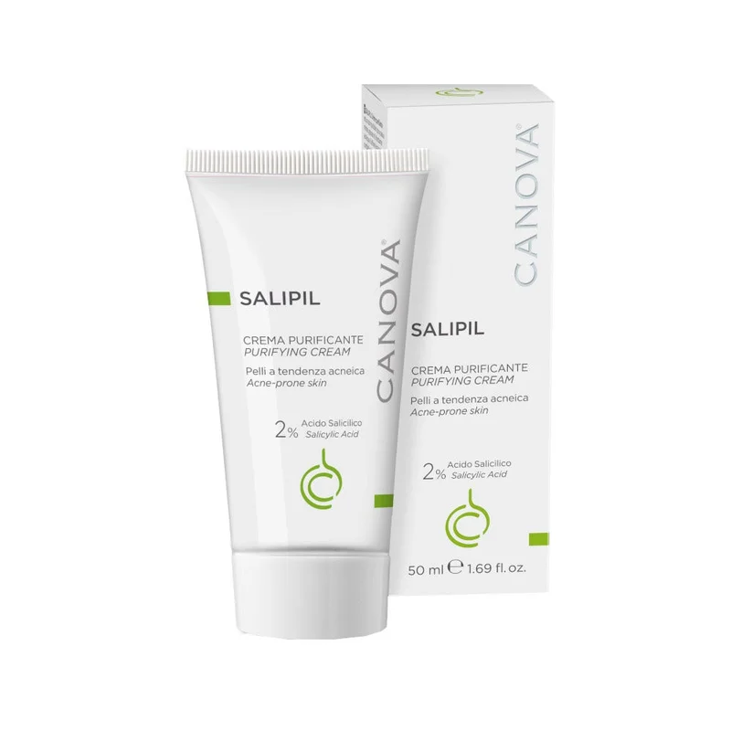 Canova Salipil Crema Viso Antiacne 50ml - Trattamento Efficace