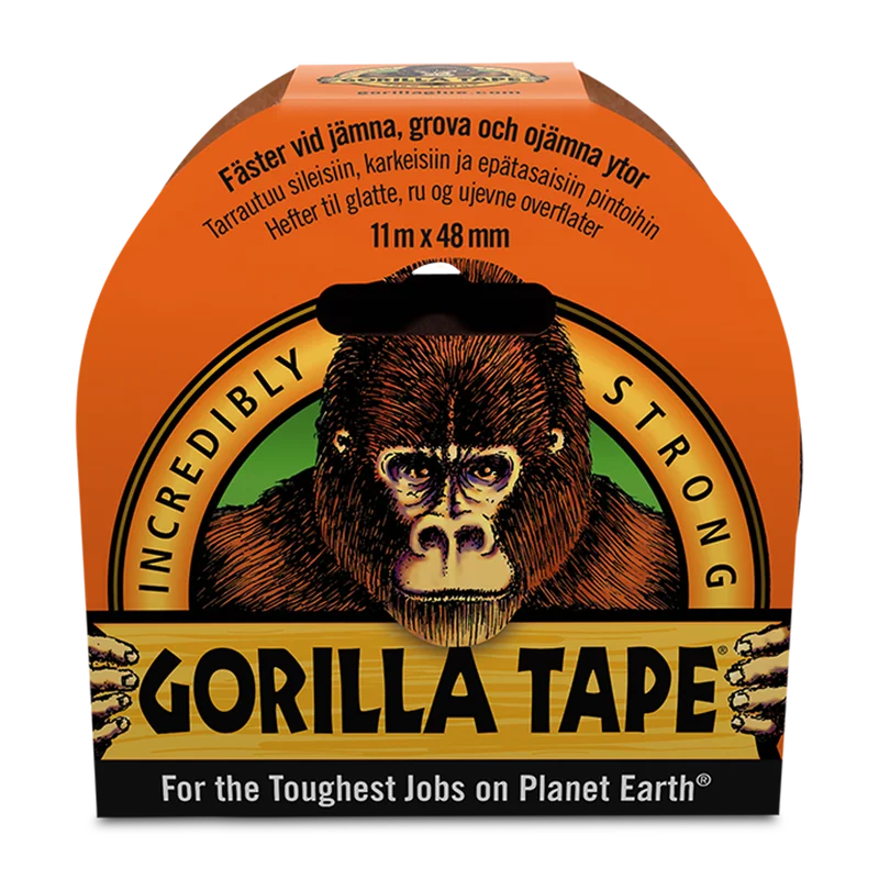 Gaffateip Gorilla Svart 48mm x 11m