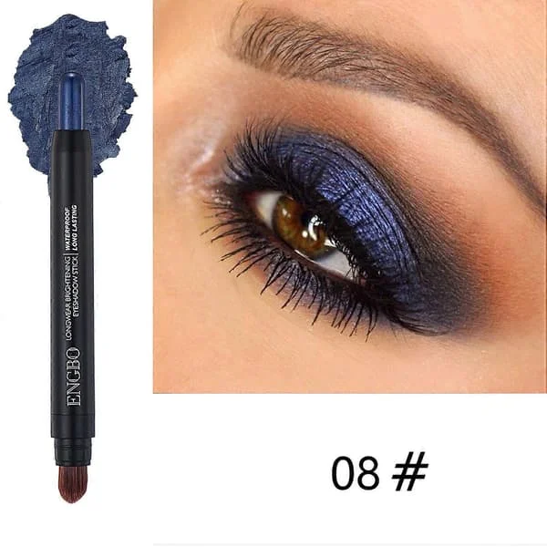 Øjenskygge, Øjenskygge Shimmer Stick, Glitter Vandtæt Øjenskygge, Langtidsholdbart Øjenmakeup Sæt, til Skygge Eyeliner Brightener Blyant Stick til 