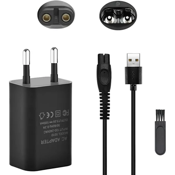 【BQ】5V Rakapparatsladd för Philips OneBlade QP2824 QP2734 QP2724 QP4631 S5898 S7887 MG9550 MG9530 MG5950 USB Strömkabel Bärbar Strömsladd