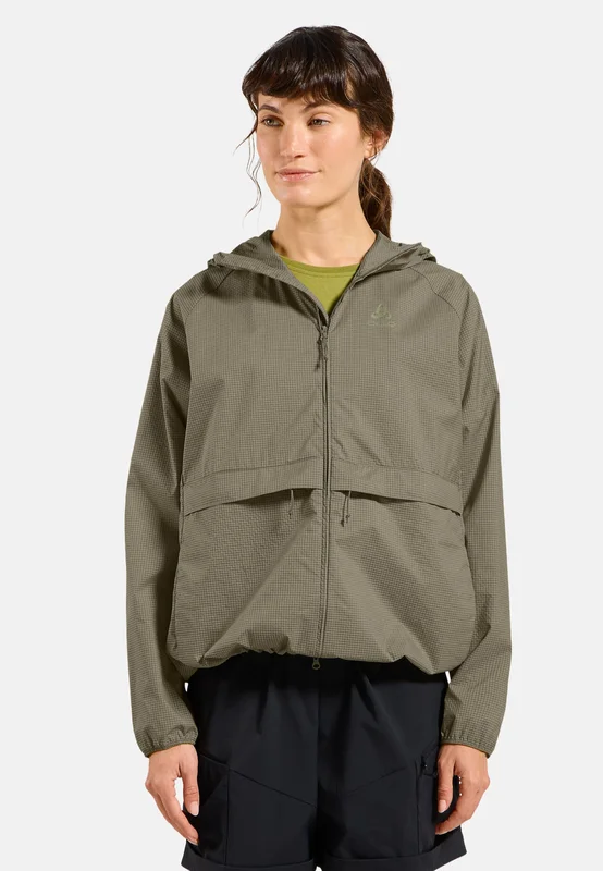 Odlo Essential Windbreaker Jakke for dame, XL, beige