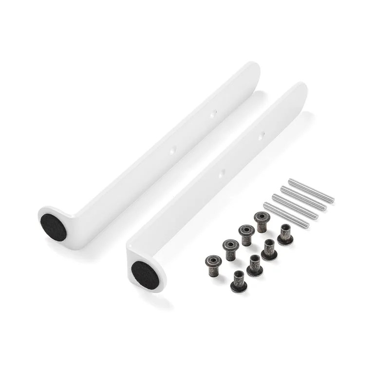 Stödfot till skärmvägg, 2-pack, vit
