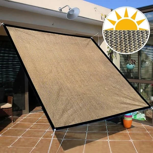 Outdoor Patio Sun Shade Sail Rectangle Garden Balcony Summer Anti-uv Sun Shelter Awning Car Canopy