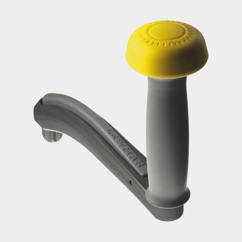 Vinschhandtag Lewmar One Touch Power Grip 10", aluminium, med snabblås & ändknopp, 254 mm