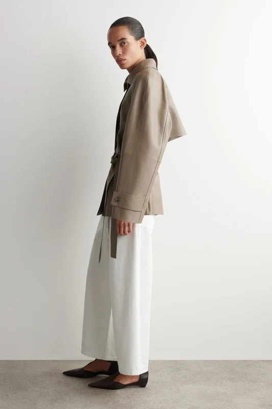 COS Women's Denim Culottes in White