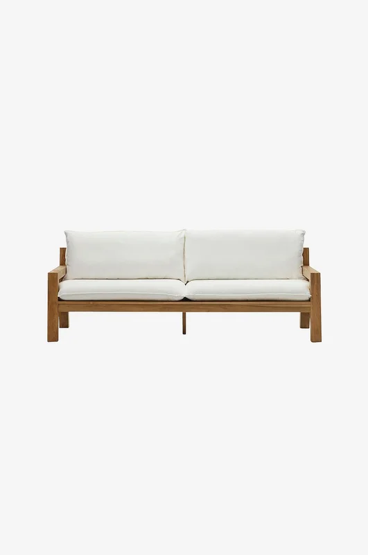 Kave Home - Udendørs 3-personers sofa - forcanera - Hvid - Sofaer - Fra Homeroom