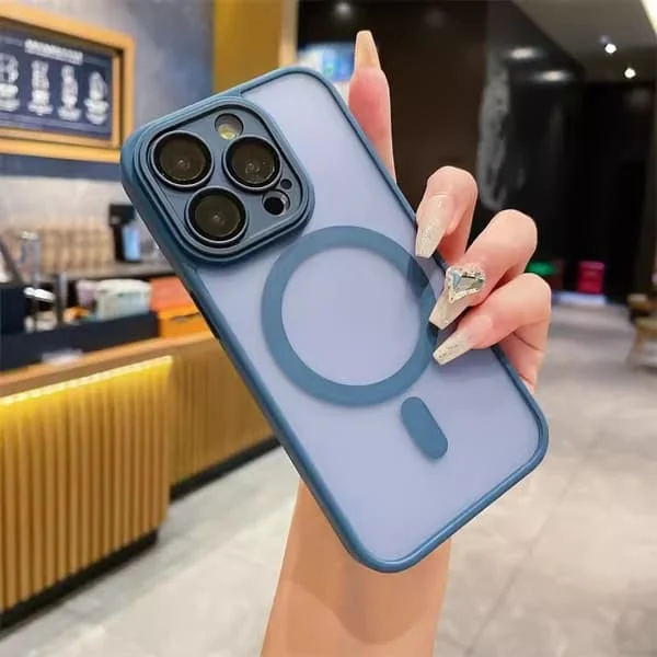 Kompatibel med iPhone 17 16 15 14 13 12 11 PRO Max Skal MagSafe TPU