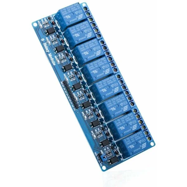 5V DC 8-channel relay module with optocoupler 8-channel relay module for Mega 1280 DSP Arm PIC AVR STM32 Raspberry Pi