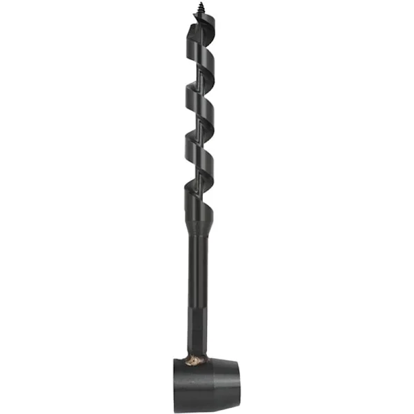 Extended Drill, Extended Hand Drill for Woodworking, Square Black Branch Drill, Manual Spiral Woodworking Drill 19-230 mm