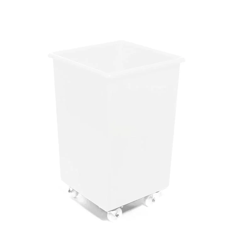 Mobile container truck, 760x460x460 mm, 118 L, white
