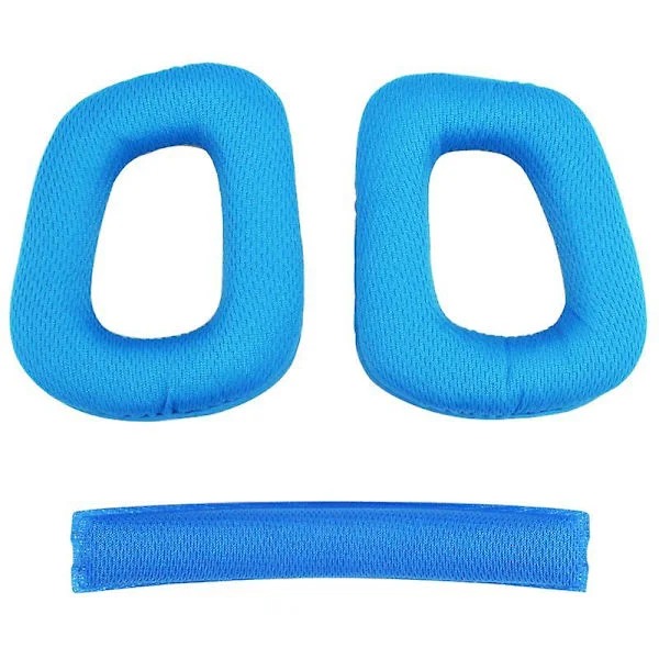 Ersättningsöronkuddar + Pannbandsset för Logitech G930 G430 F450 Hörlurar Mjuka Öronkuddar set