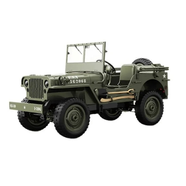 1/10 RC Bil 2.4G Rc Bil 1941 4WD RTR Crawler Klättrande Skala Grön