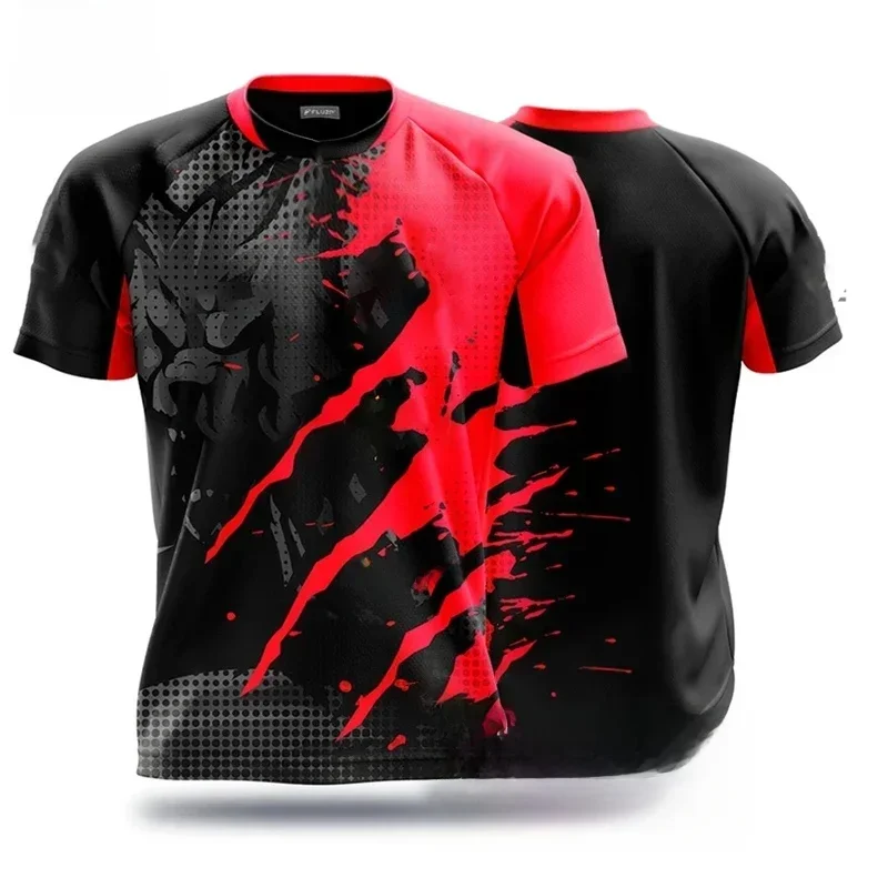 AliExpress - Nouveaux T-shirts pour hommes T-shirts à séchage rapide chemise uniformes vêtements de compétition de jeu T-shirts imprimés garçons Sport