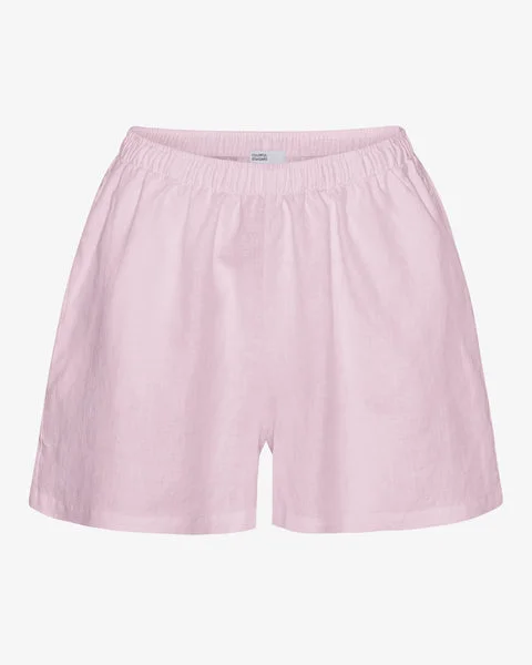 Linen Shorts - Cherry Blossom - Female - M - Sustainable material - Ethical production