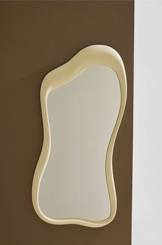 Pastill - Lenny spejl - Beige - Store spejle - Fra Homeroom