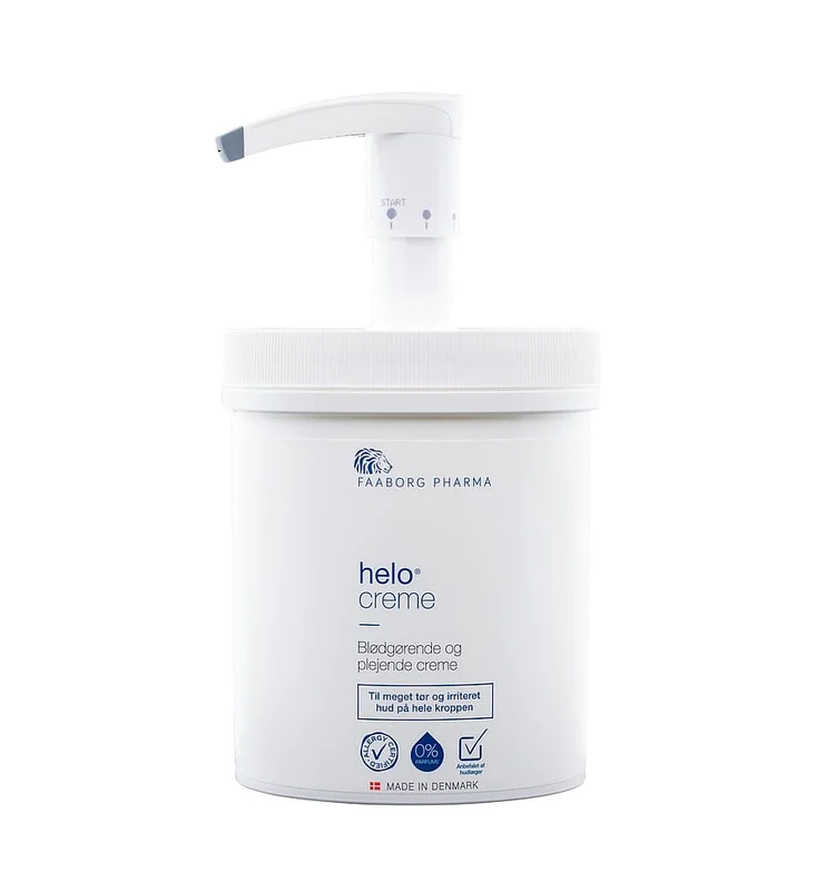 Faaborg Pharma Helo Creme Krukke M/Pumpe 1000 ml, Hudpleje, Skincare Til Børn, Øvrigt