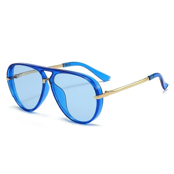 Aviator solbriller, moteglass for kvinner, retro overdimensjonerte solbriller, aviator solbriller for menn