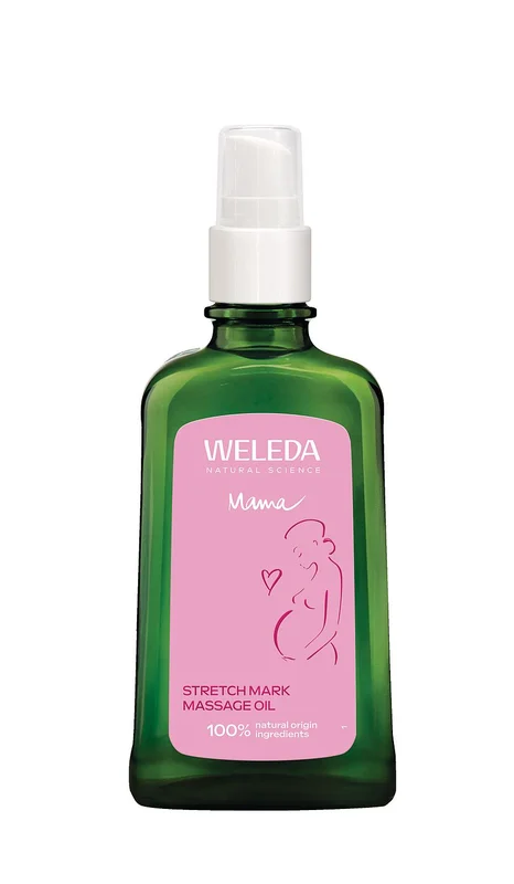 Spar 25% • Køb 2, Weleda Stretch Mark Massage Oil 100 ml, Børn & Forældre, Graviditet & Efterfødsel, Skincare Til Gravid Og Nybagt Mor