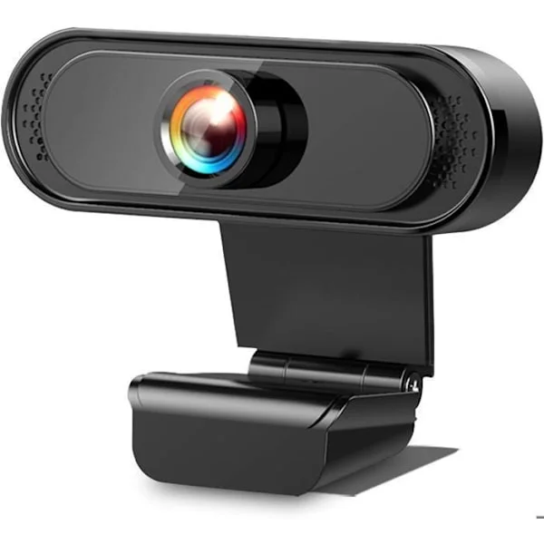1080P Full HD Live Streaming Webbkamera med Brusreducerande Mikrofon och USB Plug and Play PC Webbkamera för Video och Inspelning