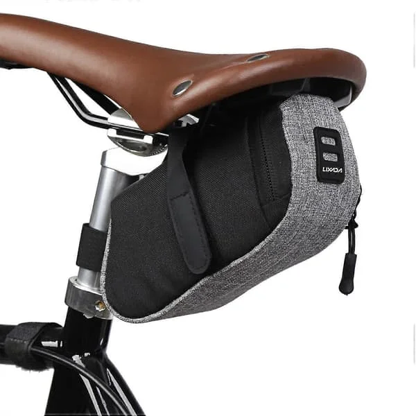 Lixada Mini Sadelväska för Mountainbike Väska Landsvägscykel Sadelväska Bakre Väska Utomhus Cykling Sadelstolpe Väska