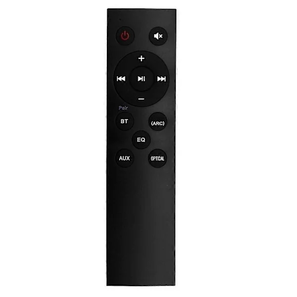 Ersättningsfjärrkontroll för Philips Soundbar Högtalare 5000 Serien TAB5105 TAB5108 TAB5305 TAB5105/94 T Svart