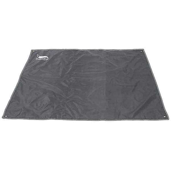 Vattentät tältgolv presenning picknickmatta ultralätt ficktält fotavtryck strandpresenning med säck för camping vandring(210x150cm,grå)