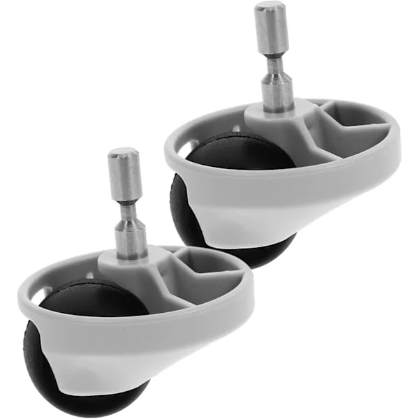 (5×4.5×4.5cm)2 Sett Hjul Robotstøvsuger Erstatningshjul For Robotstøvsuger Feiemaskin Hjul Feierobot Erstatningshjul Hvit ABS 2stk*2