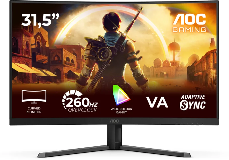 Buet 32" Full HD gamingskjerm med 240 Hz