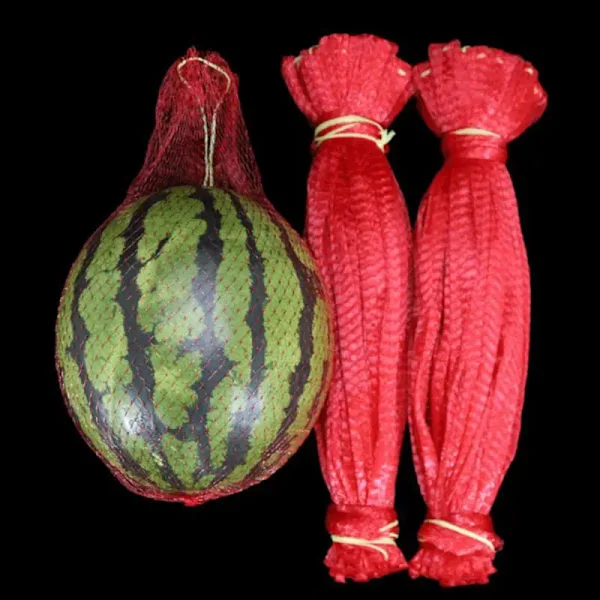 100 stk. hengende nettingposer for vannmelon, gjenbrukbare nettingposer for cantaloupe, nettingposer for agurker, dyrkings- og 