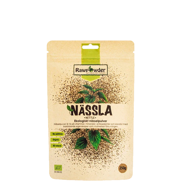 Rawpowder Ekologiskt Nässelpulver 250 g