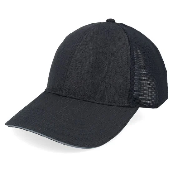 Calvin Klein - Black trucker Czapka Z Daszkiem - Emblem All Over Print Cordura Black Trucker @ Hatstore