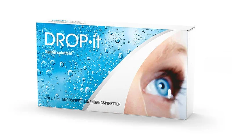 DROP-it Øjendråber Engangspipetter 20 x 5 ml, Medicin & Pleje, Øjne, Øjendråber