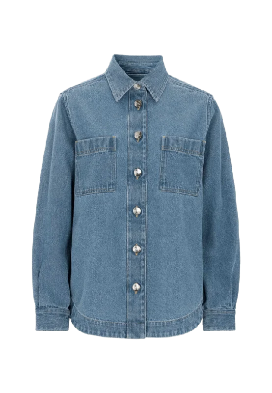 Newhouse Sierra Denim Jacket Jeansjackor Dam Blå 36