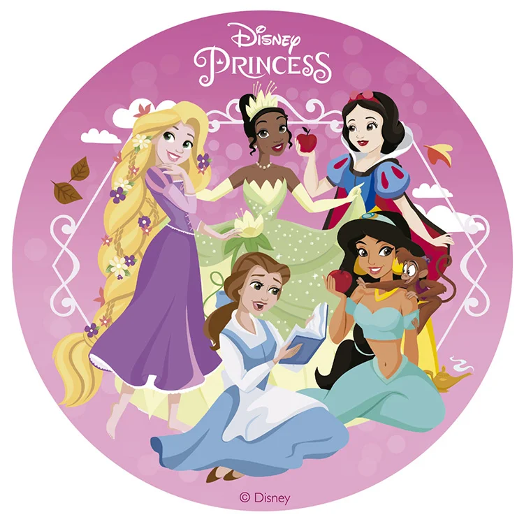 Disney Prinsessor Tårtbild 15,5cm - Kalaslagret.se