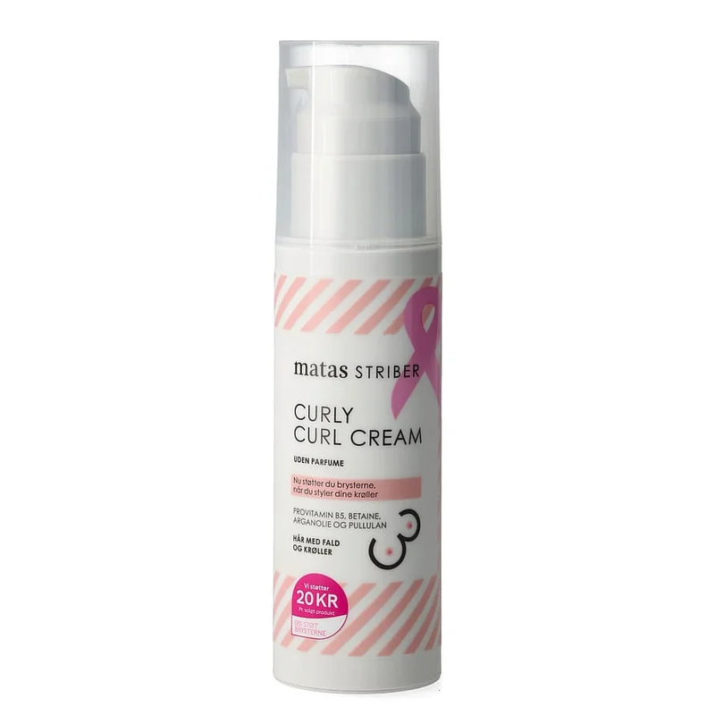Matas Striber Curly Curl Cream Uden Parfume 150 ml, Hår, Hårstyling, Krøllet Hår