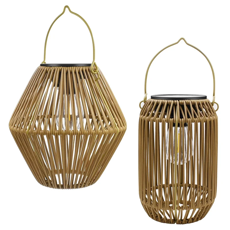 AliExpress - Solar Lantern Outdoor Solar Lanterns Waterdicht voor buiten Hangende geweven lantaarn Boho Lamp Verlichting Decoratie voor tuintuin