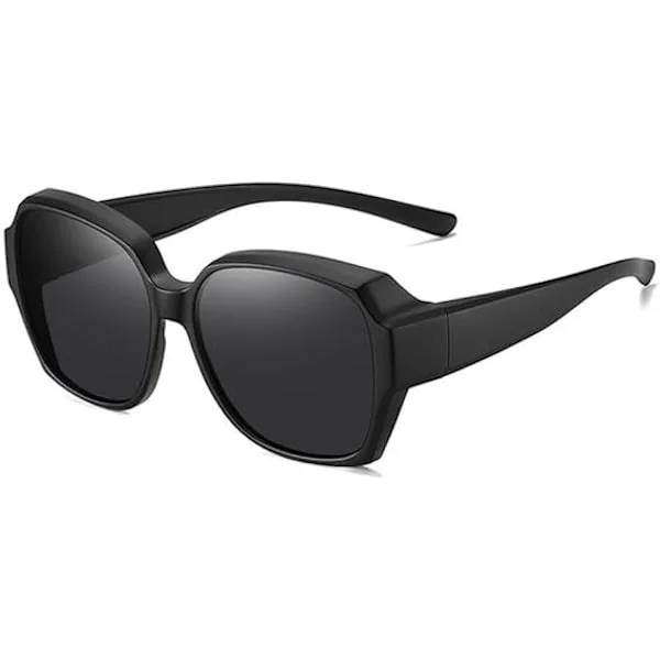 Men's Sunglasses, Wear-Over Glasses, Sunglasses, Polarized Sunglasses, Black