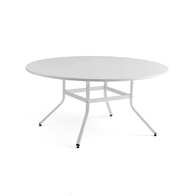 Pöytä VARIOUS, Ø1600x740 mm, valkoinen, valkoinen