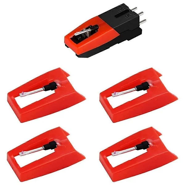 Levy soittimen neula, 1 kpl Levy soitin 4 kpl timantti stylus korvaus , , ION, LP