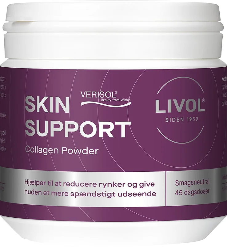 Spar 25% • Køb 2, Livol Collagen Pulver - Skin Support 112,5 g, Helse & Madvarer, Kollagen, Kollagenpulver