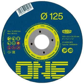 Tyrolit ONE Kapskiva rak, 2IN1 115x1 mm, Maskintillbehör & förbrukning