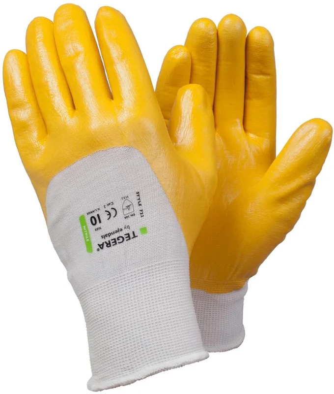 Tegera 722 Montagehandske Nitril/Polyester 7, Arbetskläder
