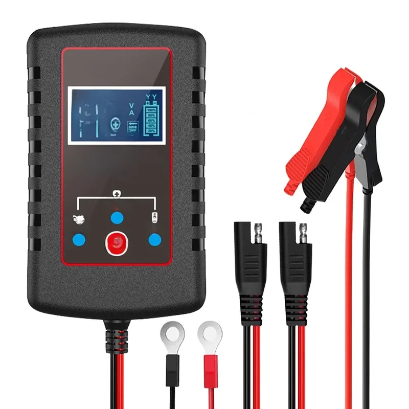 AliExpress - Chargeur à flotteur automatique pour voiture, interrupteur 6V 12V, chargeur de batterie intelligent, câble adaptateur ASE, Protection 