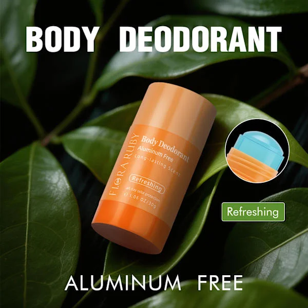 1 stk. Bærbar deodorant balm, aluminiumsfri fast deodorant balm til at reducere armhulelugt, langtidsholdbar, tør og uden rester deodorant stick.